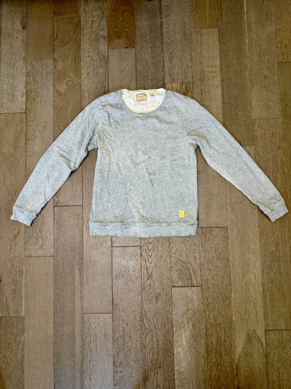 Scotch & Soda Grey Two Piece Long sleeve Tee Size M
